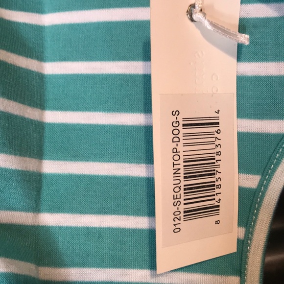 Simply Southern sequin dog mom  striped tee - Picture 10 of 10